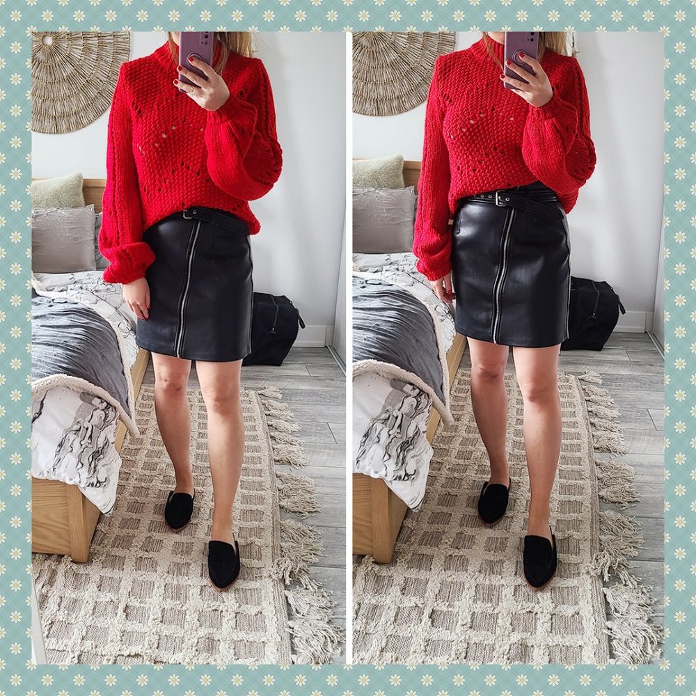 BNWT Blank NYC Black Vegan Leather Mini Skirt